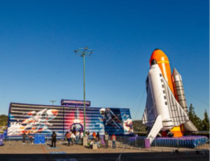 Maior parque inflável temático da NASA chega em Criciúma