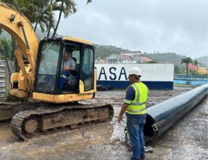 Obra da nova adutora de Camboriú avança sob a BR 101