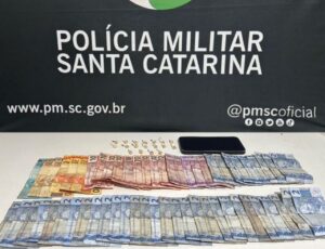 PM apreende adolescente por tráfico em Itajaí