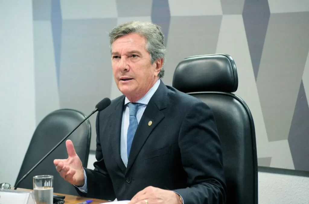 Ex-Senador Fernando Collor, no Senado Federal