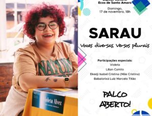 Sarau “Vozes Diversas, Versos Plurais” celebra a diversidade em Navegantes