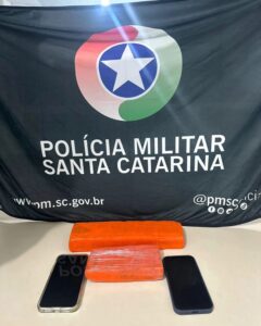 Casal é preso por operar tele-entrega de drogas em Braço do Norte