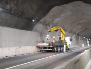 Túnel do Morro do Boi será fechado para obras hoje a noite