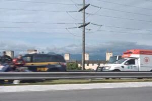 Engavetamento causa fila quilométrica na Grande Florianópolis