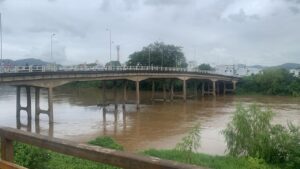 Saiba como está a situação do Rio Tubarão durante as chuvas dos últimos dias