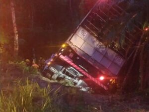 Morre caminhoneiro que sofreu acidente em Águas Mornas
