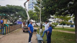 Imbituba moderniza Praça Henrique Lage com iluminação LED