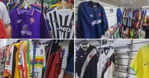 Mega Liquidação traz encontro de colecionadores de camisas de futebol