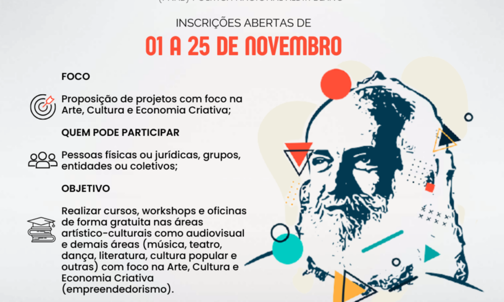 Inscrições para projetos de formação cultural estão abertas em Gravatal