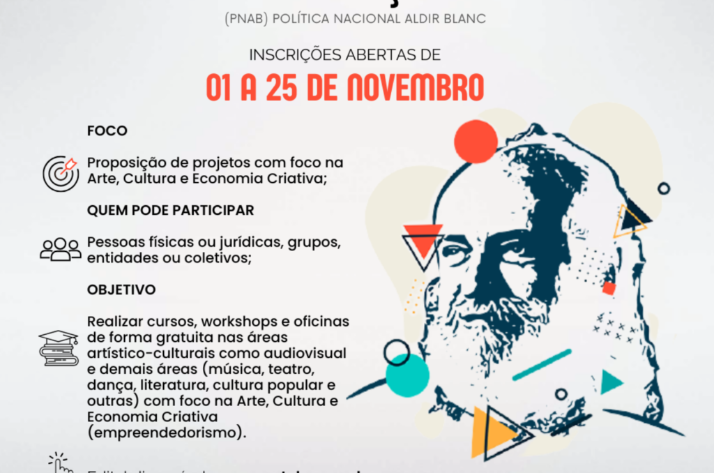 Inscrições para projetos de formação cultura estão abertas em Gravatal
