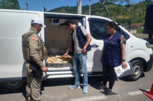 Vigilância Sanitária apreende carga de alimentos em condições irregulares