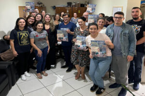 Direção do Sinte/SC está em visita nas escolas estaduais no Sul do estado