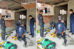 Idoso tem parada cardiorrespiratória e precisa ser socorrido pelo helicóptero da Polícia Civil