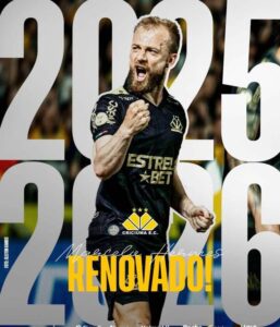 Tigre anuncia renovação com Marcelo Hermes