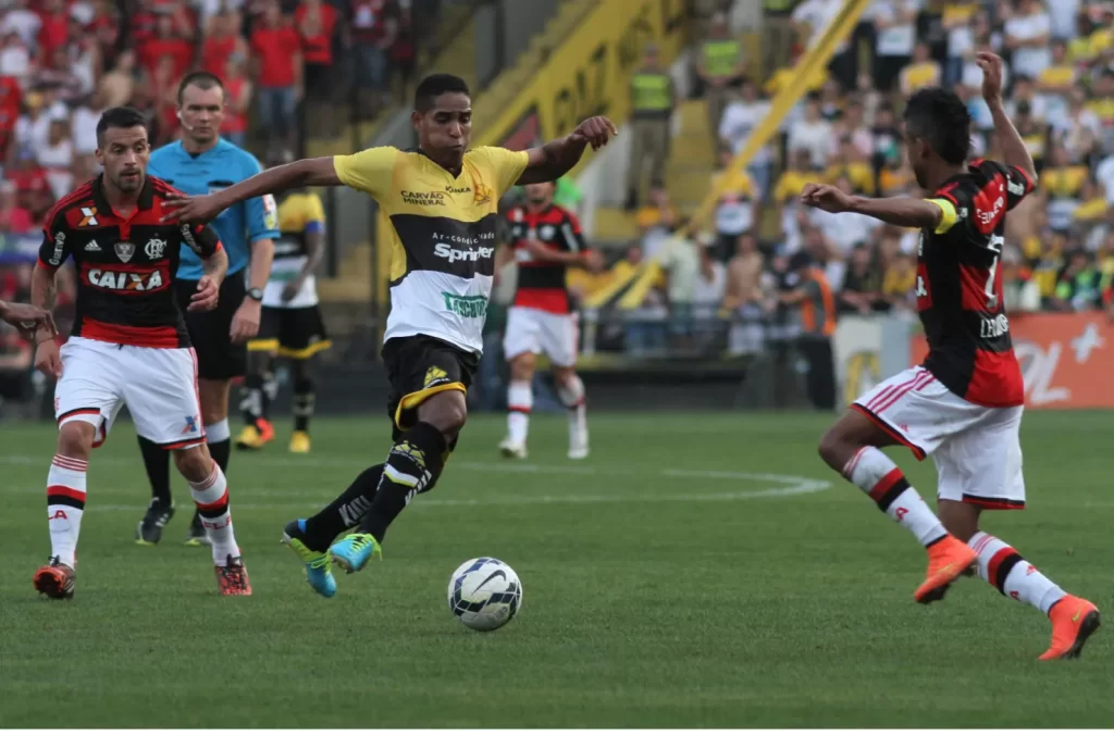 A última vez em que o Flamengo jogou no Heriberto Hülse