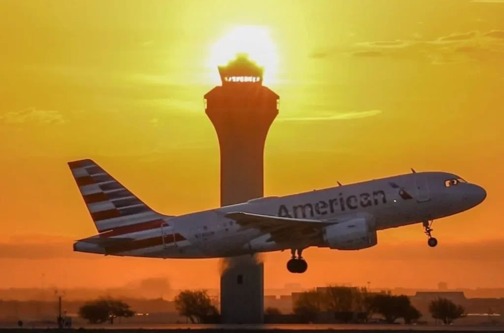 Avião da American Airlines