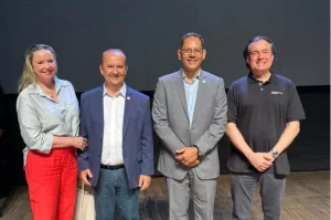 André Gaidzinski celebra lançamento do PIE em SC