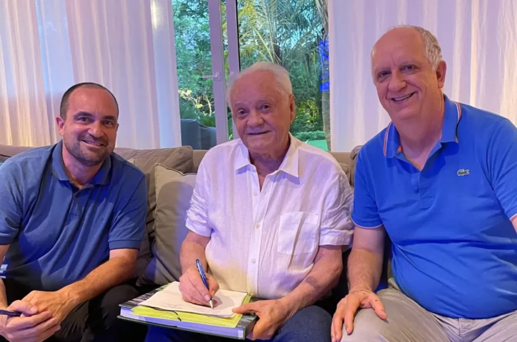 Encontro de Guto Silva com Antenor Angeloni