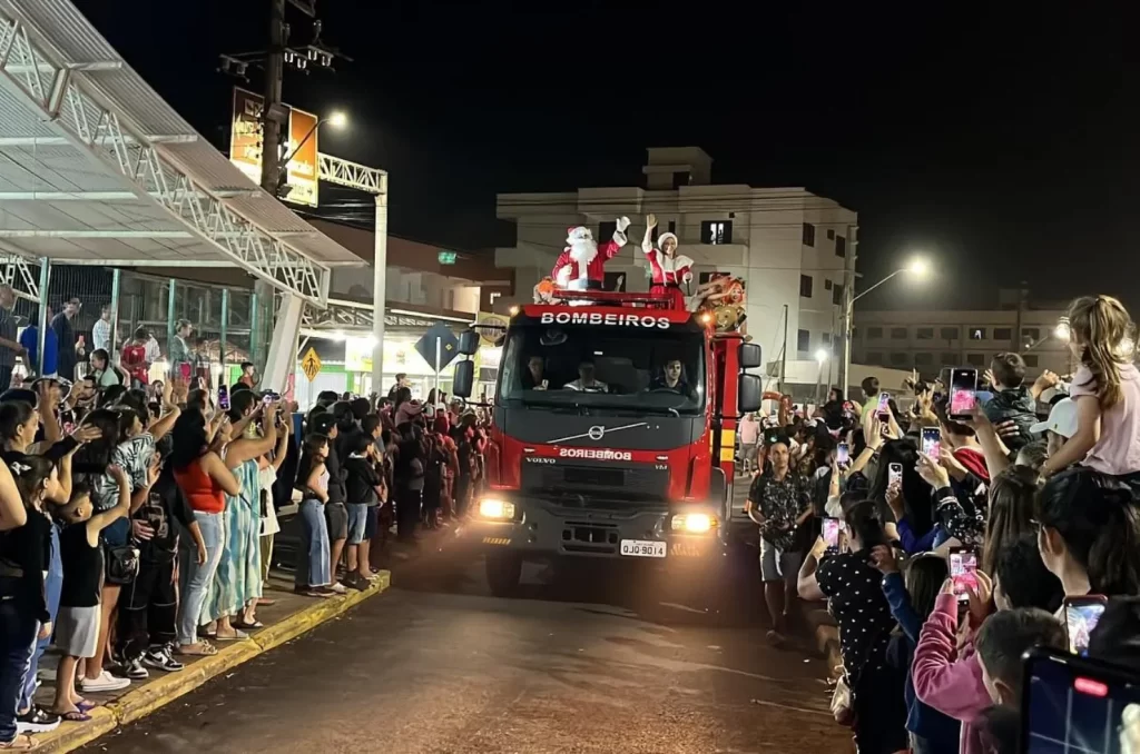 Chegada do Papai Noel em Arroio do Silva