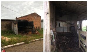 Incêndio provoca estragos em estufa de fumo em Araranguá