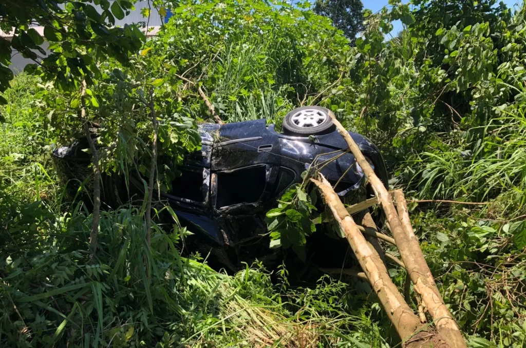 Saída de pista em Urussanga deixou condutor ferido