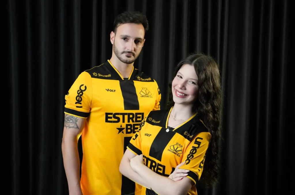 Nova camisa alternativa do Criciúma para a temporada 2025