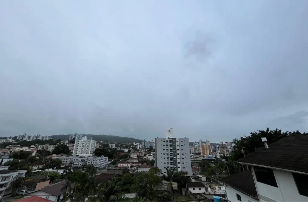 Criciúma semana começa chuvosa e tempo só melhora na quinta