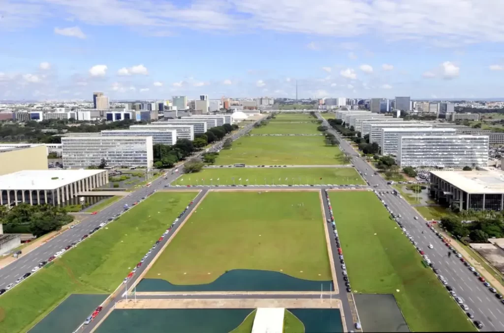 Esplanada dos ministérios do Governo Federal