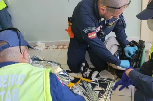 Homem baleado é resgatado por helicóptero em Arroio do Silva