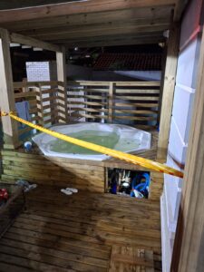 Princípio de incêndio em jacuzzi é controlado sem grandes danos