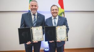 Prefeito e vice de Biguaçu são diplomados para novo mandato