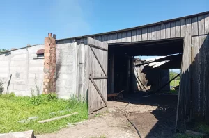 Incêndio destrói depósito de fumo em Sombrio