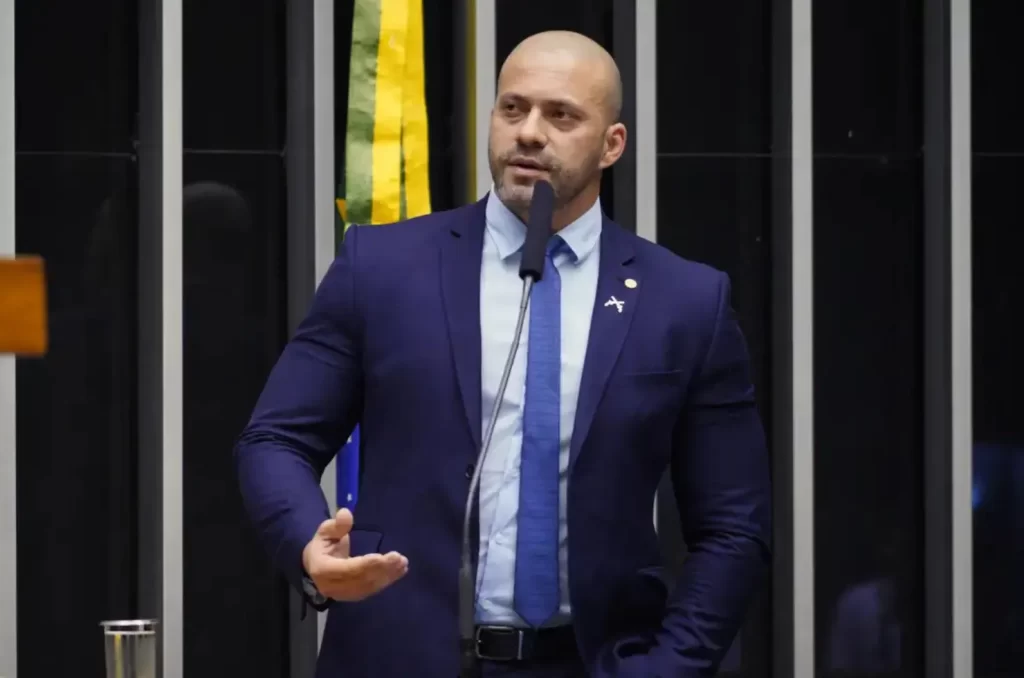 Daniel Silveira na Câmara dos Deputados