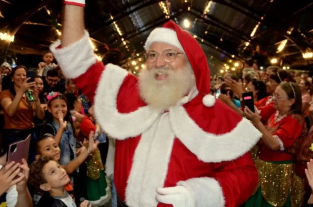Chegada do Papai Noel em Siderópolis