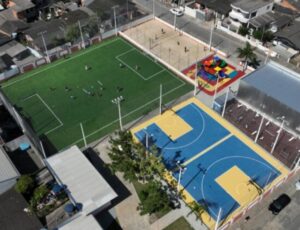 Navegantes entrega nova praça de lazer do bairro São Paulo