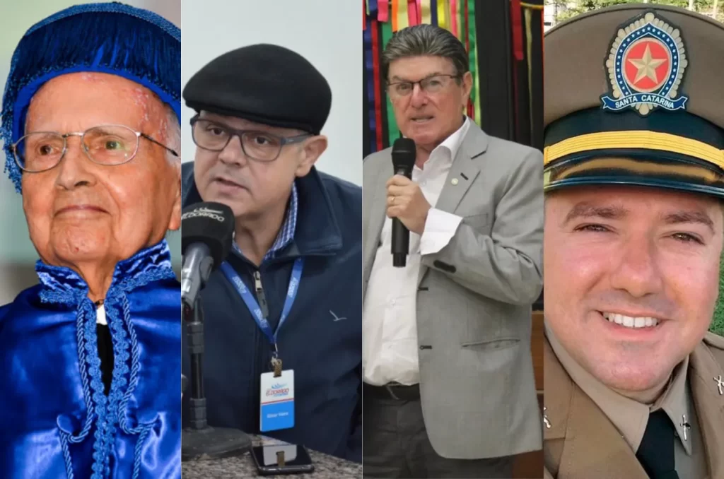 Retrospectiva dos principais falecimentos em Criciúma e região em 2024, destacando figuras públicas e personalidades locais