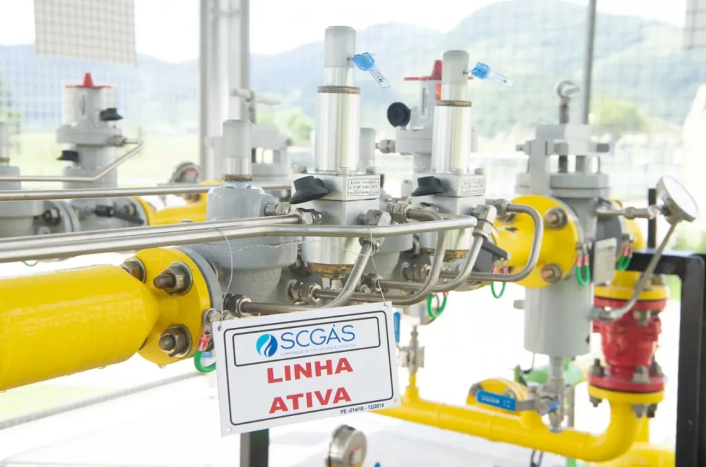 Redes de gás da SCGÁS