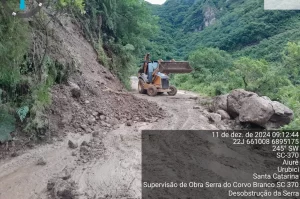 Serra do Corvo Branco: SC-370 é liberada parcialmente