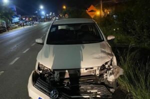 Adolescentes ficam feridos após colisão em Cocal do Sul