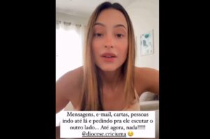 Vídeo: mulher que teve namoro com padre se manifesta nas redes sociais