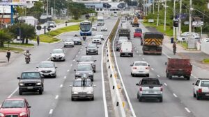 SC-401 limita trânsito de veículos pesados