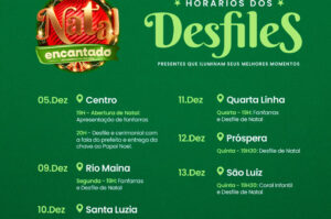 Criciúma: Natal de Sonhos e Tradições apresenta programação de dezembro nos bairros