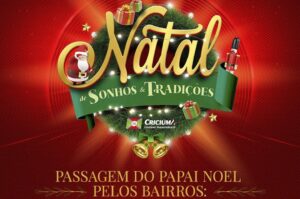Desfile Criciúma Natal de Sonhos e Tradições acontece no Rio Maina