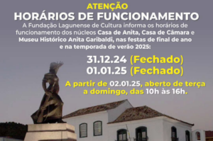 Confira o horário especial do funcionamento dos museus de Laguna para a temporada de verão