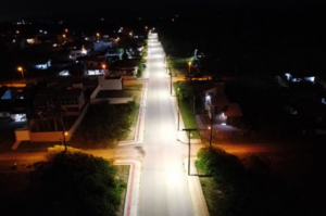 Região de Itapirubá recebe investimento na iluminação pública