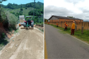 Ações de manutenção urbana são feitas em Pescaria Brava