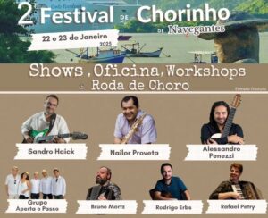 Inscrições abertas para o 2º Festival de Chorinho de Navegantes