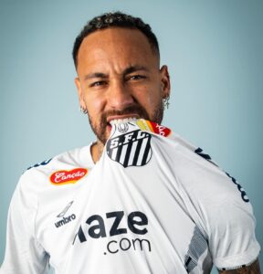 Neymar é apresentado no Santos