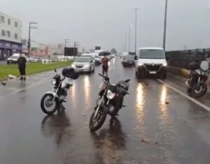 Chuvas alagam marginais da BR-101; PRF alerta motoristas