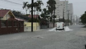 Nível do Rio Tijucas segue estável mesmo com fortes chuvas